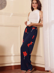 Midnight Viscose Resort Pants