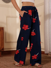 Midnight Viscose Resort Pants