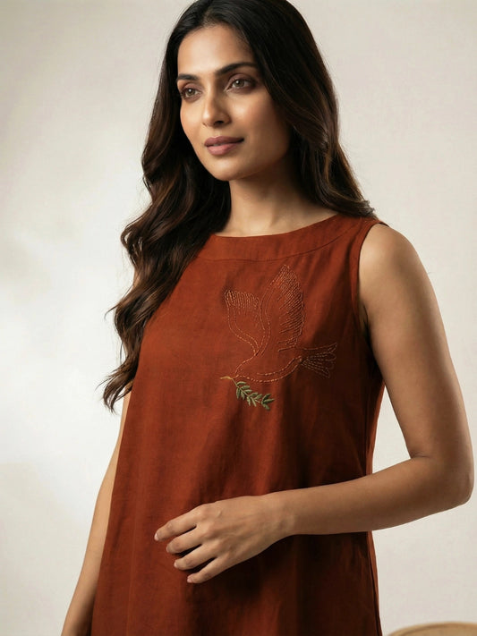 The Aris Embroidered Summer Dress