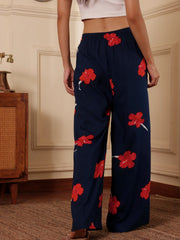 Midnight Viscose Resort Pants